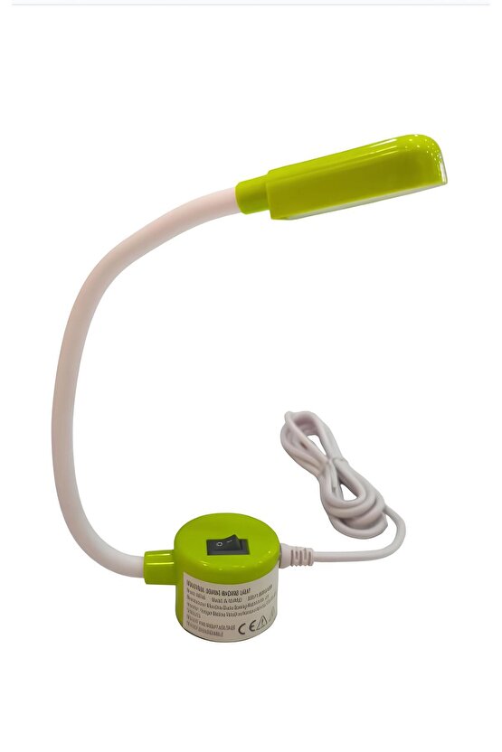 Metal T Spiral Dikiş Makinası Lambası Mıknatıslı 10 Ledli