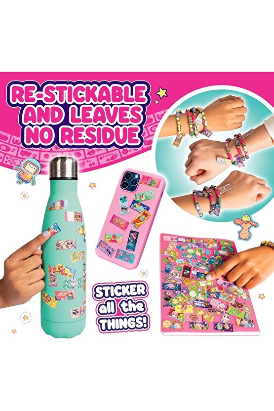 Sticki Rolls Sticki Station - En İyi Kendin Yap Çıkartma Takı Seti - Takı Setleri - Çıkart Yapıştır