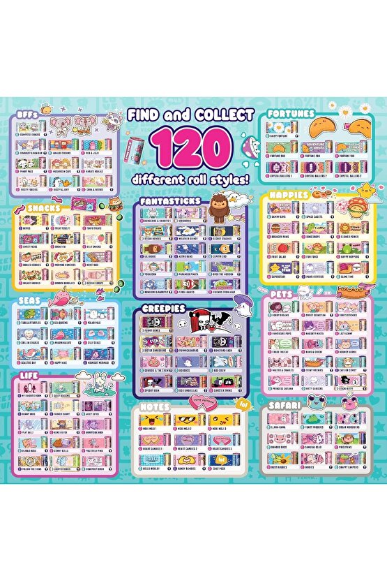 Sticki Rolls Sticki Station - En İyi Kendin Yap Çıkartma Takı Seti - Takı Setleri - Çıkart Yapıştır