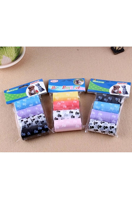 Köpek Dışkı Toplama Poşedi (4lü )