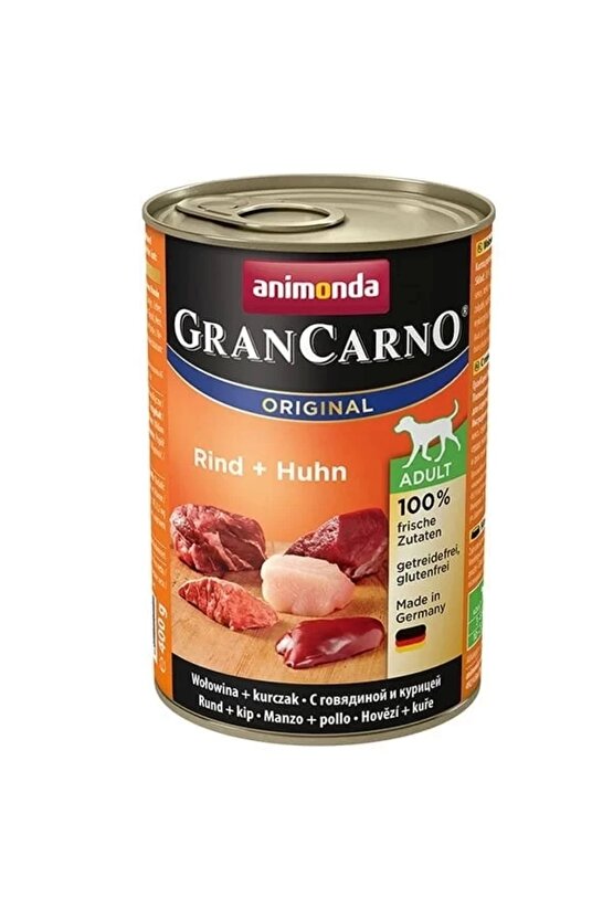 Biftek ve Tavuklu Köpek Konservesi 400 Gr