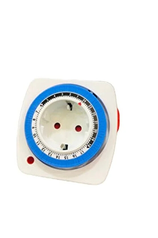 Çok Kaliteli Mekanik Zaman Saatli Priz, 3680W 16 Amper Mekanik Zaman Saati, Manüel ve Mekanik Priz