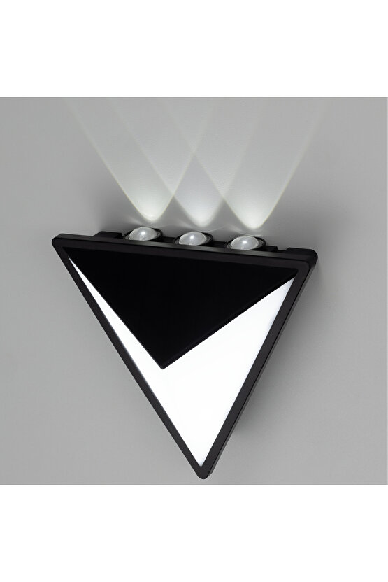 Elektrikle Çalışır, 15 Watt, 3000 Kelvin İç ve Dış Mekan Led Aplik, Bahçe - Villa Duvar Armatürü