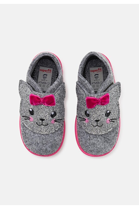 Happy Octi Keçe Panduf Gri Sim