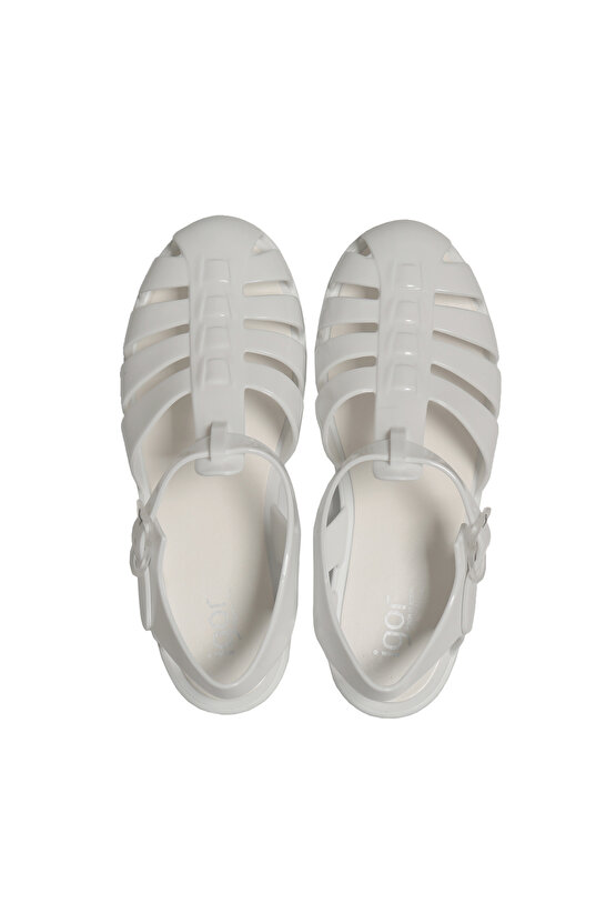 S10258-001 S10258 Bıarrıtz Kadın Sandalet Beyaz