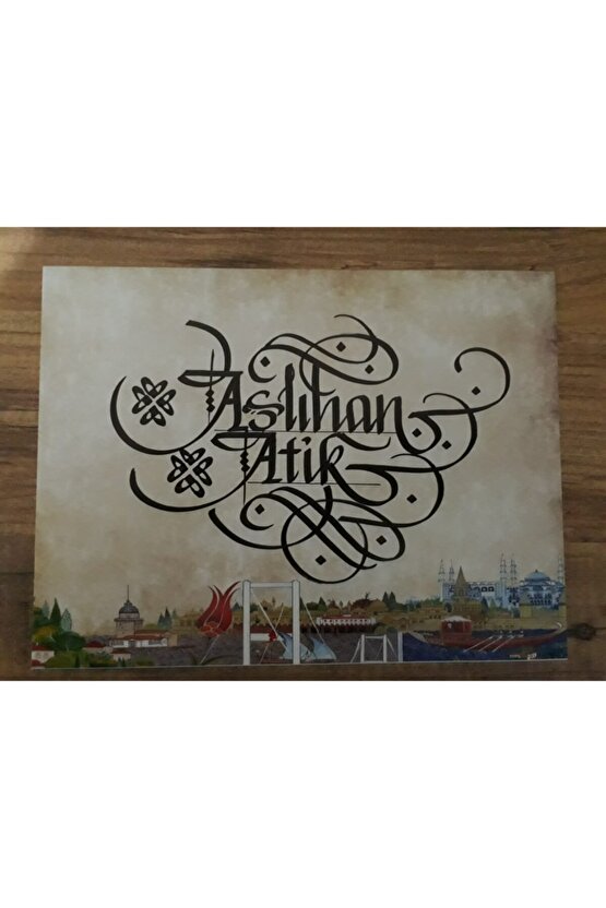 Hediyeli Ahşap Mandala Boyama Seti