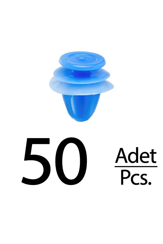 Peugeot, Citroen, Renault için Çıta Klipsi- 50 Adet