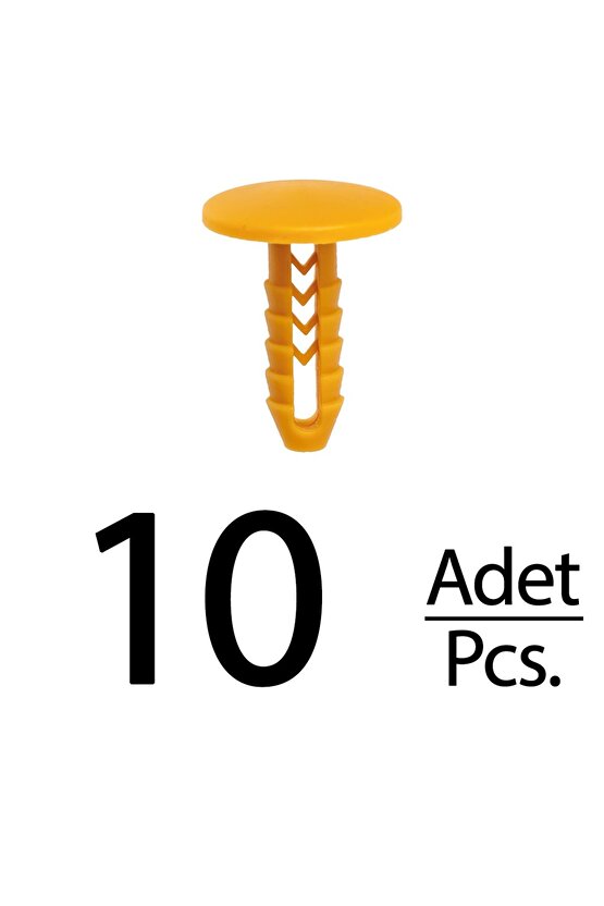 Alfa Romeo 147, Fiat Grande Punto için Döşeme Klipsi- 10 Adet