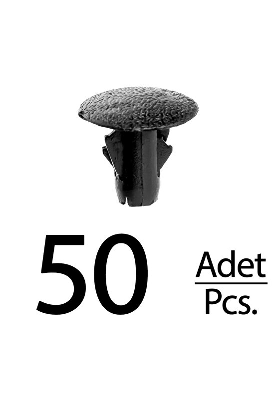 Toyota Rav4 Runner için Arka Çamurluk Klipsi- 50 Adet