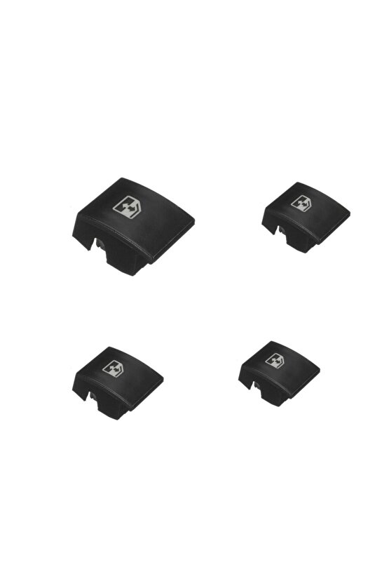 4 Adet Opel Astra H  2004-2010  Için Cam Düğmesi Kapağı