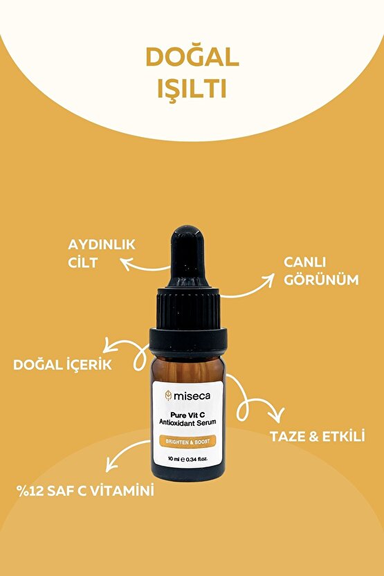 L-ascorbic Acid 12% Saf C Vitamini Antioksidan Serum 10 ml