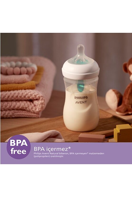 Scy67301 Natural Response Pp Antikolik Biberon 260 ml 3-6 Ay