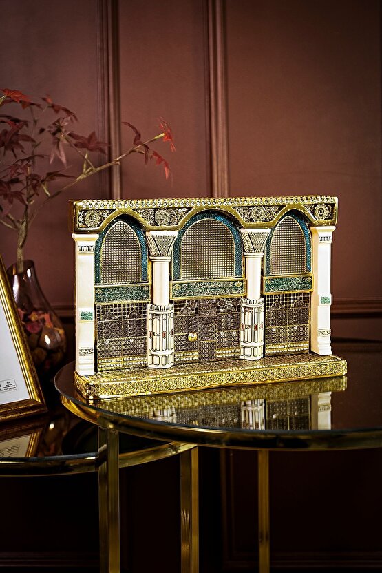 Dini Islami Biblo Ev Ofis Aksesuar Hediyelik Dekoratif Obje Mescidi Nebevi Selamlama Kapısı Süs