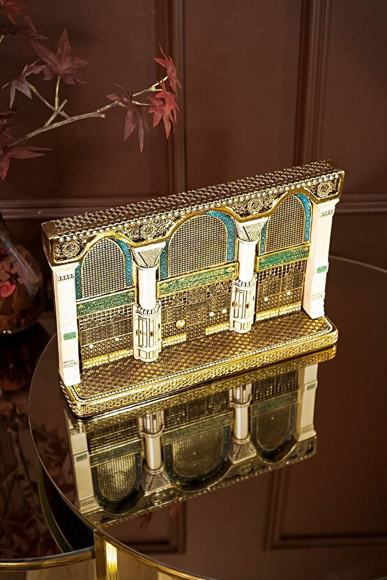 Dini Islami Biblo Ev Ofis Aksesuar Hediyelik Dekoratif Obje Mescidi Nebevi Selamlama Kapısı Süs