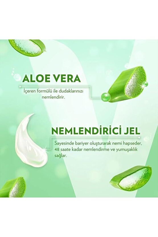 Vaseline Lip Therapy Dudak Bakım Kremi Aloe Vera 4.8 Gr