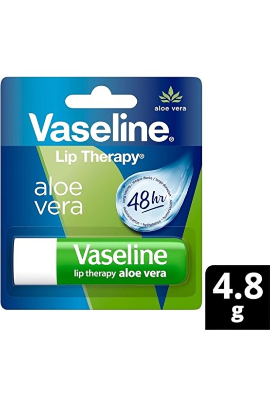 Vaseline Lip Therapy Dudak Bakım Kremi Aloe Vera 4.8 Gr
