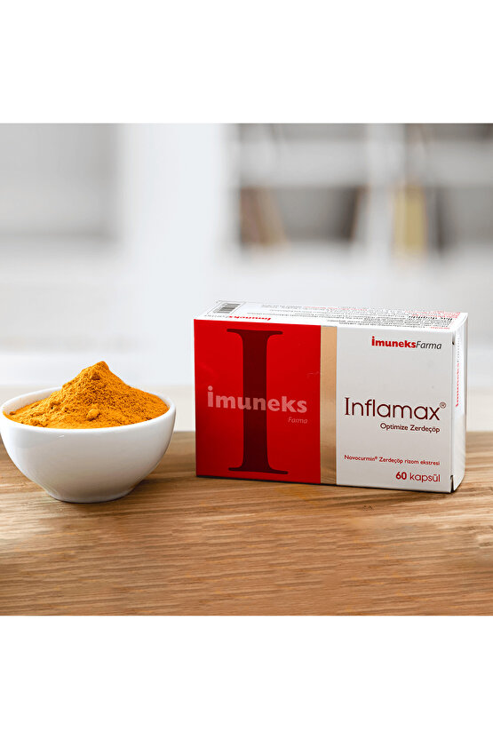 İnflamax Optimize Zerdeçöp Curcumin 60 Kapsül- (SKT: 012026)