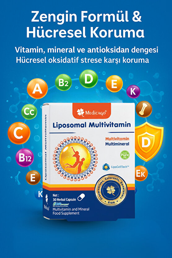 Liposomal Multivitamin 30 Kapsül