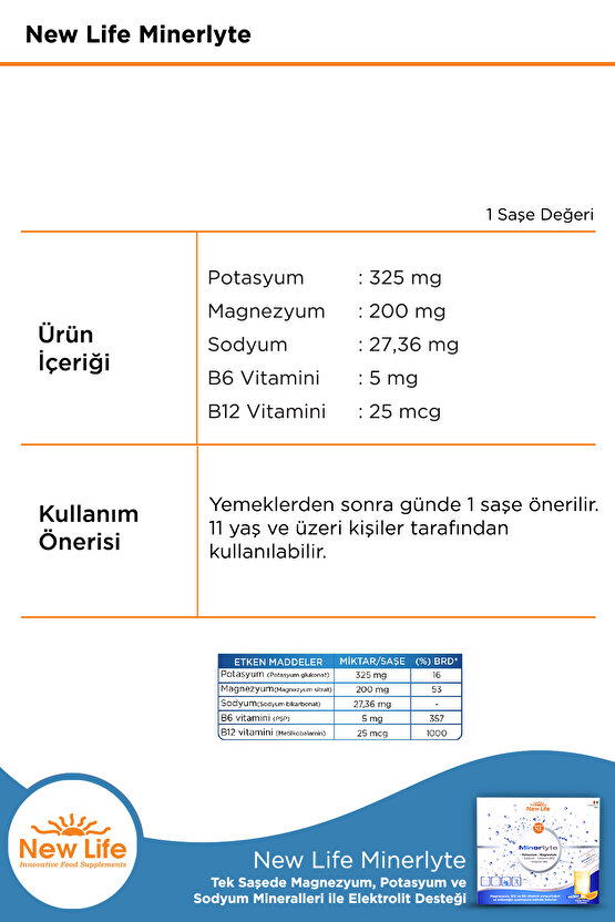Minerlyte 12 Saşe