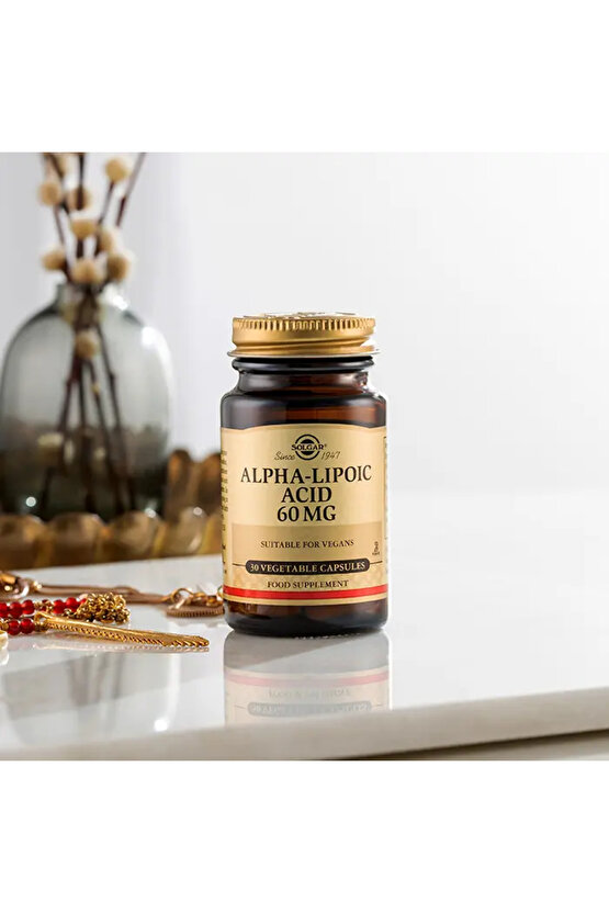 Alpha Lipoic Acid 60 mg 30 Kapsül - (SKT: 072027)