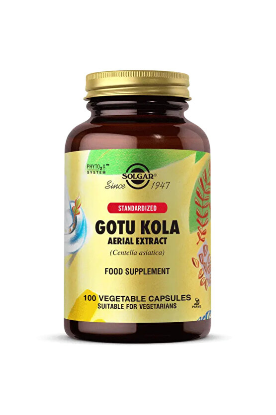 Gotu Kola Aerial Extract 100 Kapsül - (SKT: 042027)