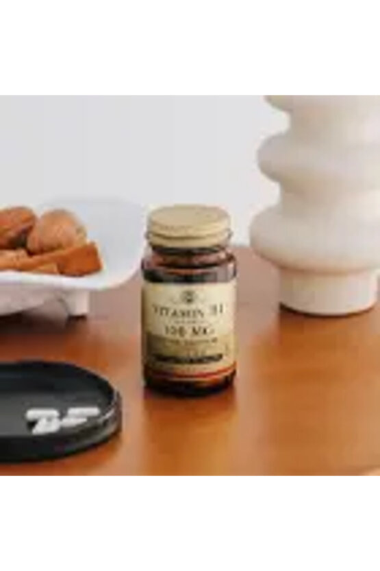 Vitamin B1 Thiamin 100 mg 100 Vegetable Kapsül