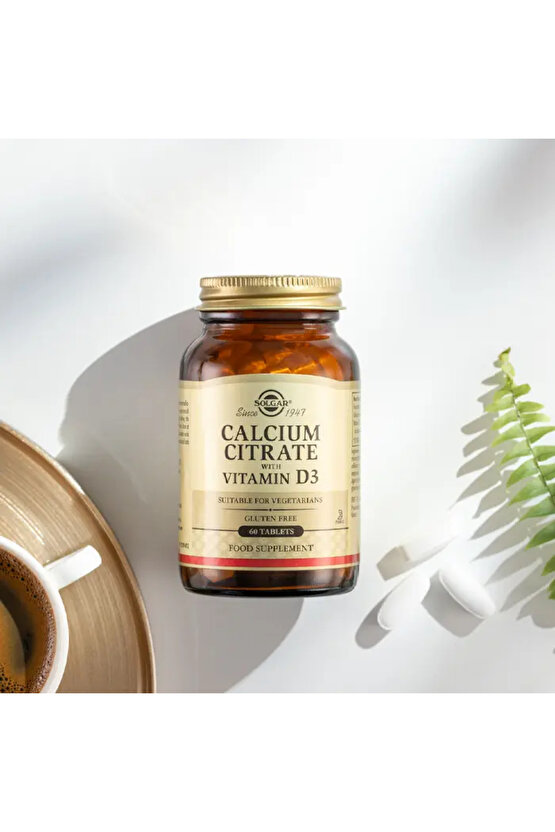 Calcium Citrate With Vitamin D3 60 Tablet - (SKT: 022027)