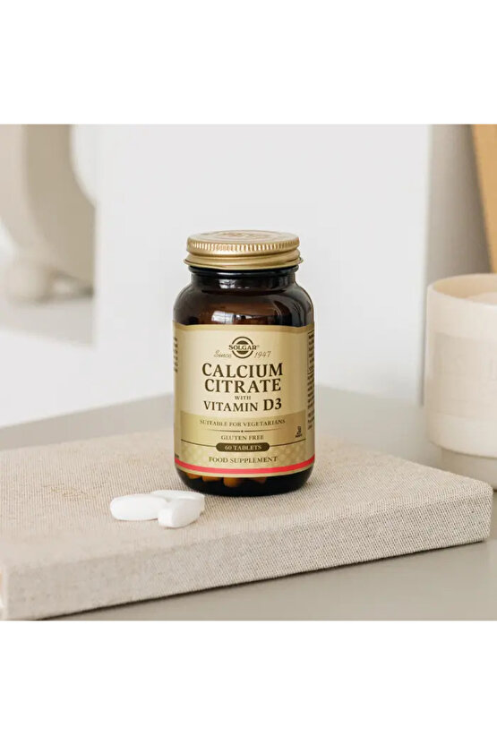 Calcium Citrate With Vitamin D3 60 Tablet - (SKT: 022027)