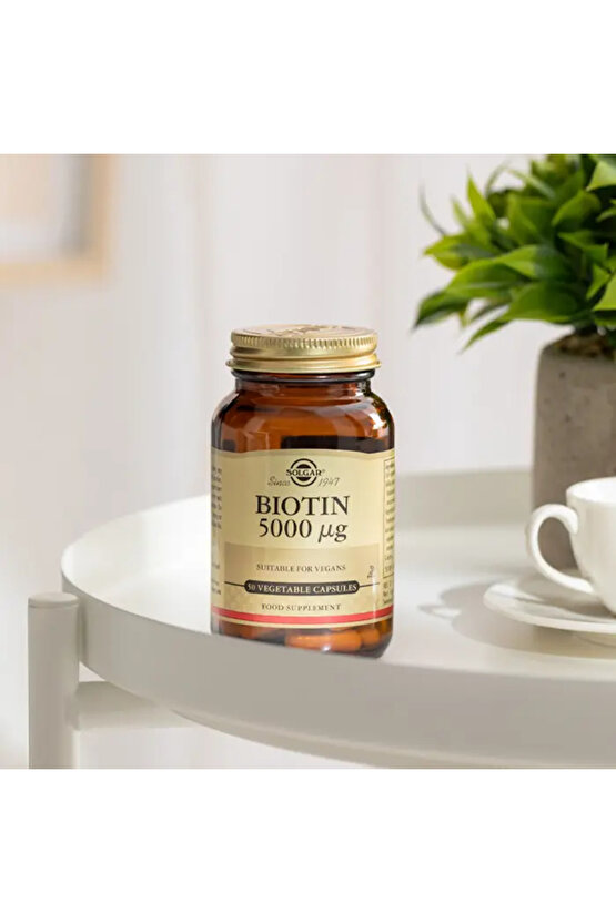 Biotin 5000 mcg 50 Kapsül -