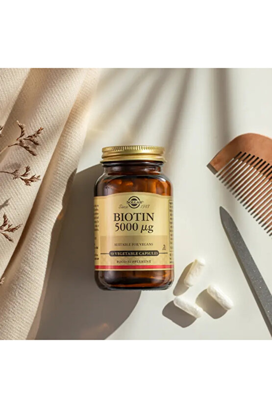Biotin 5000 mcg 50 Kapsül -