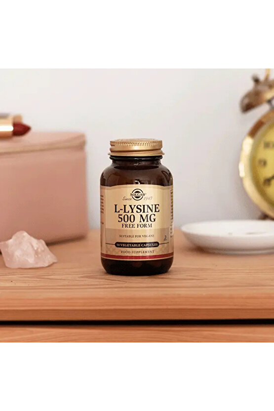 L-Lysine 500 mg 50 Kapsül - (SKT: 092027)