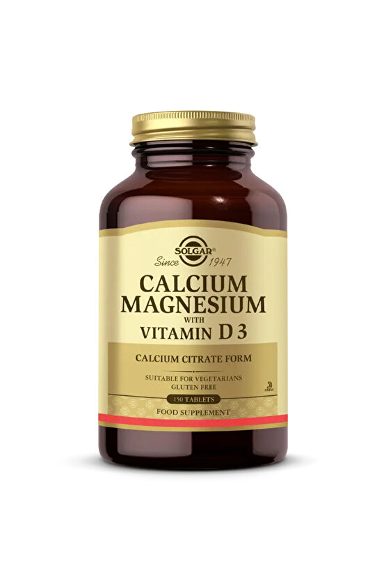 Calcium Magnesium Vitamin D3 150 Tablet -