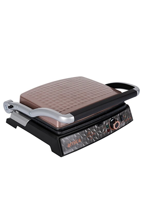 Diamond GH26250 Granit Izgaralı Tost Makinesi Rose