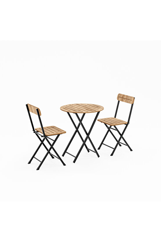 Bistro Takım Bahçe Masa Sandalye Yuvarlak