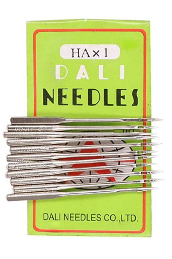 Dikiş Makine Çarşısı Zetina Nervür Ayak Paket 2mm,3mm Ve 4 Mmdir. Dali 14 No 10 Adet Iğne