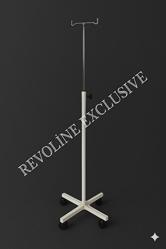 Serum Askısı Tekerlekli Boyu Ayarlanır Paslanmaz Serum Demiri Serum Asma Aparatı