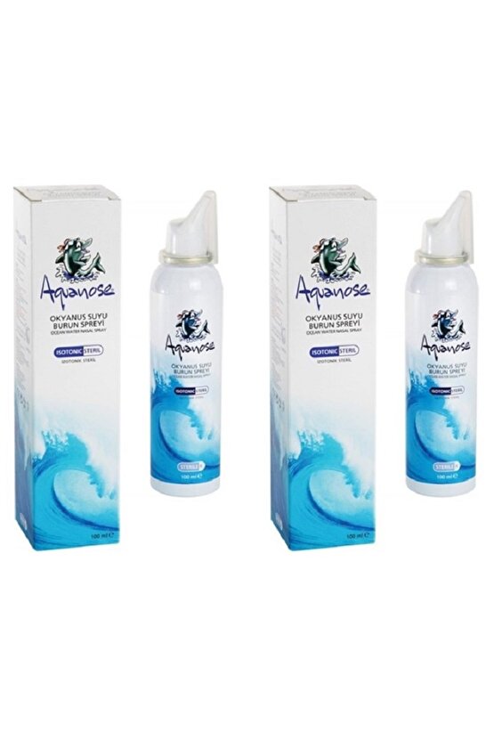 Aquanose Okyanus Suyu Burun Spreyi 100 ml 2li Paket