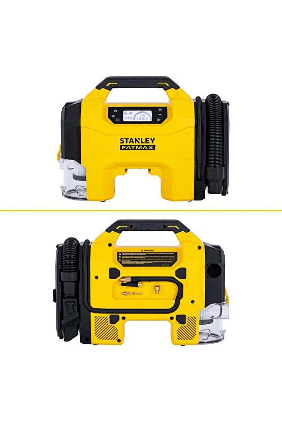 SXVI02001 12V18V 160 PSI Dijital Göstergeli Lastik&Yatak Şişirme+Araç Süpürgesi (Akü Dahil