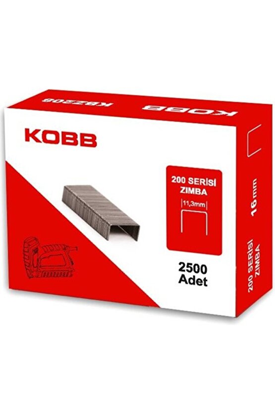 KBZ216 16mm 2500 Adet 200 Serisi Ağır Hizmet Tipi Zımba Teli