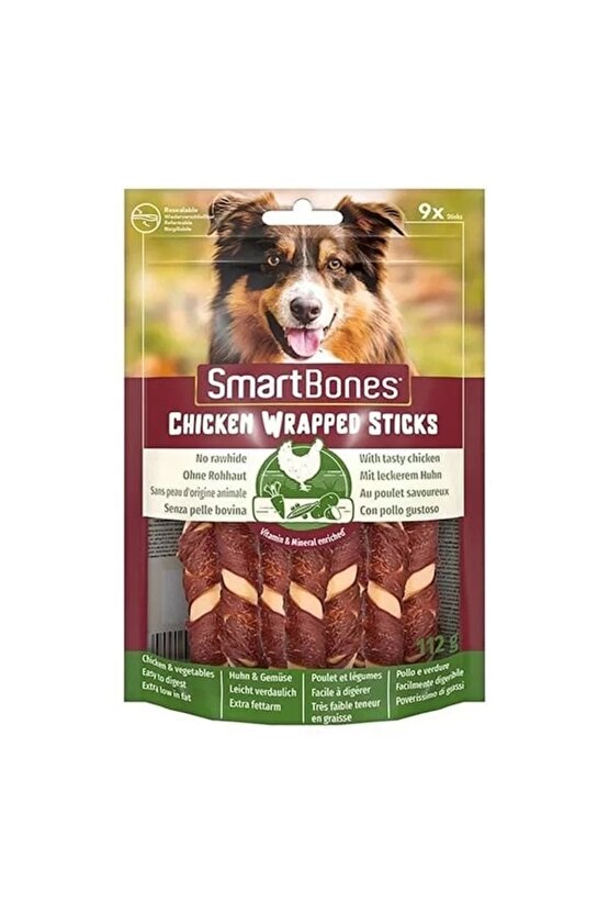 Smart Bones Ağız ve Diş Sağlığı Tavuklu Kemik Köpek Ödül Maması 112 Gr