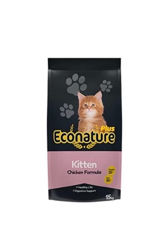 Plus Tavuklu Yavru Kedi Maması 15 Kg