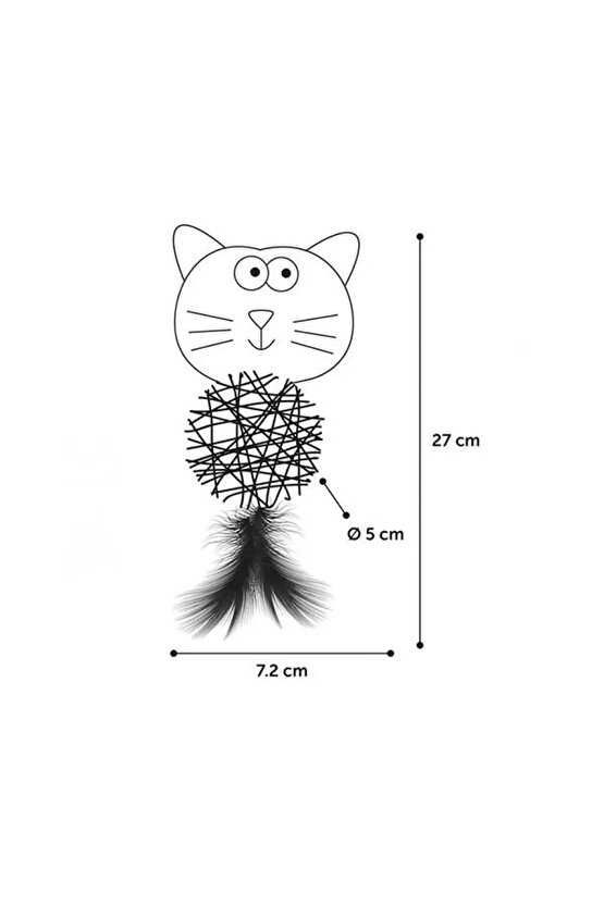 Chayenne ve Bear Peluş Kedi Oyuncağı