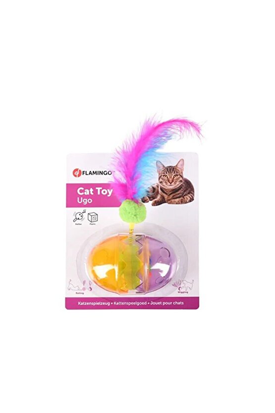 Ugo Yumurta Şeklinde Kedi Oyuncağı 9.5x6.5x20 Cm