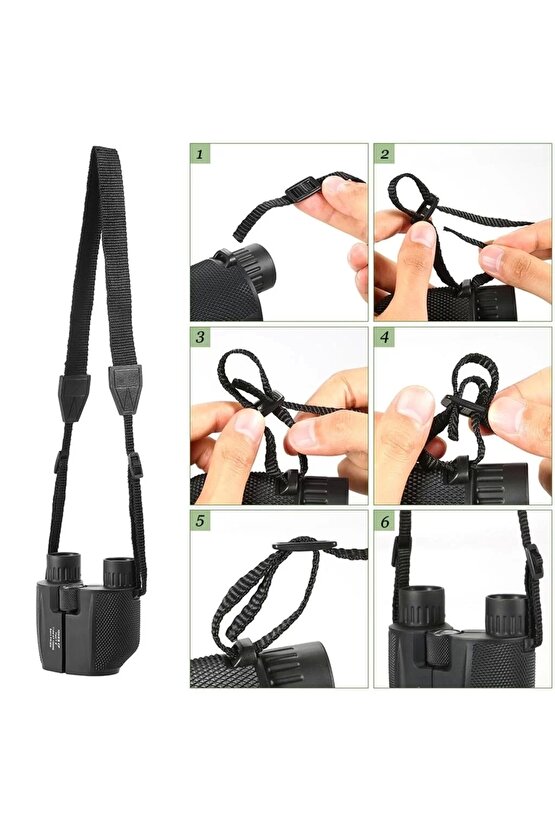 10x25 Kompakt Dürbün Yüksek Güçlü Açık Spor Teleskop Cep Kapsamı Konser Seyahat Çocuklar İçin Hediye