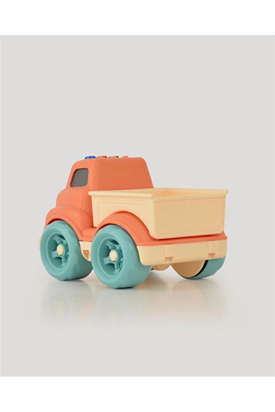 Lüx Somon Sesli ve Işıklı Minik Pikap - Plastik Kamyon - Kırılmaz Oyuncak - Kırılmaz Pikap - Işıklı