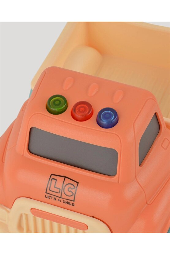 Lüx Somon Sesli ve Işıklı Minik Pikap - Plastik Kamyon - Kırılmaz Oyuncak - Kırılmaz Pikap - Işıklı