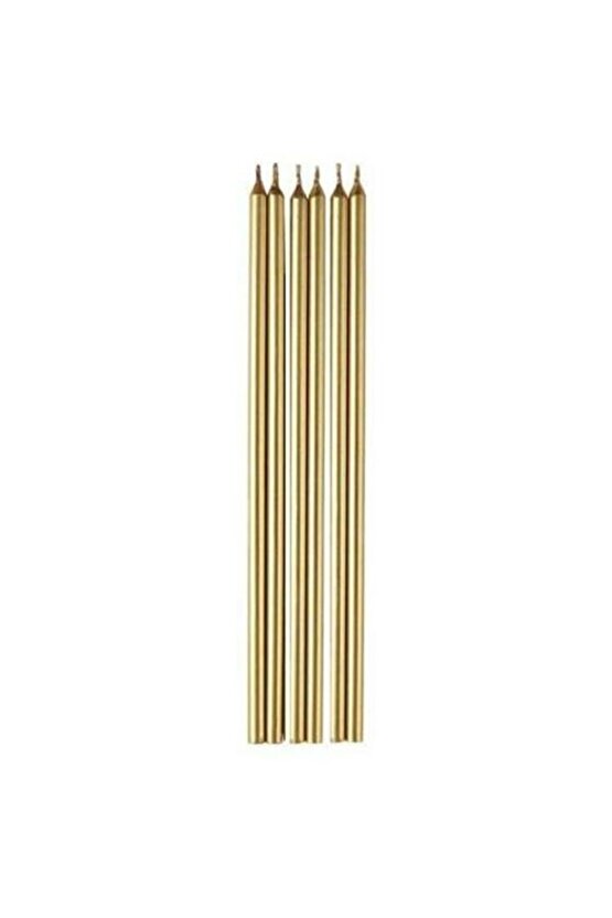 Uzun Gold Pasta Mumu 20 Cm 6lı Set