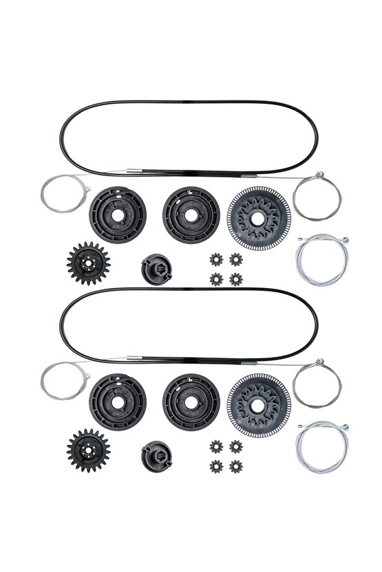 Mercedes Vito W639 için Orta Yan Sürgülü Kapı Tamir Seti - Sağ - Sol