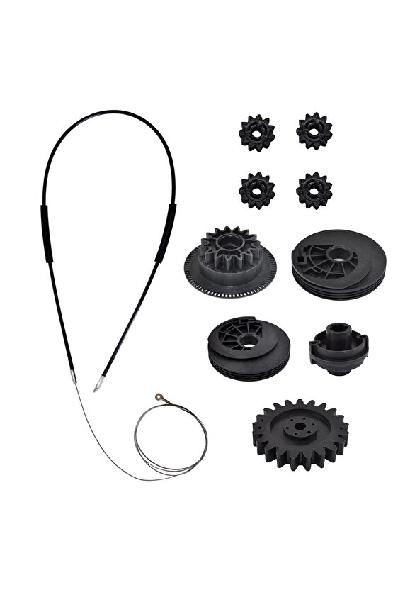 Mercedes Vito W639 için Orta Yan Sürgülü Kapı Tamir Seti - Sağ - Sol