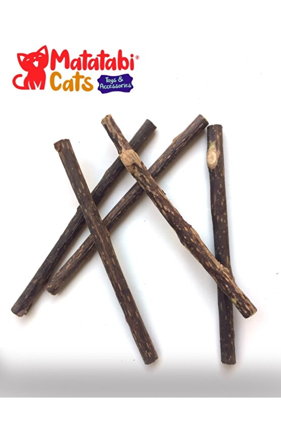 Matatabi Stick Doğal Kedi Çiğneme Çubuğu 5li